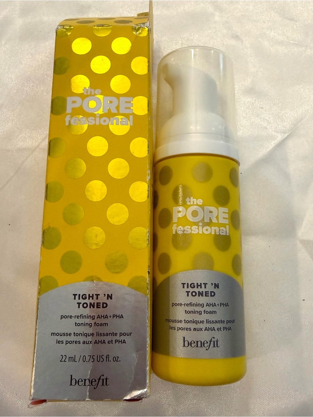 Benefit the POREfessional Tight N Toned Pore-Refining AHA +PHA Toning Foam .75oz